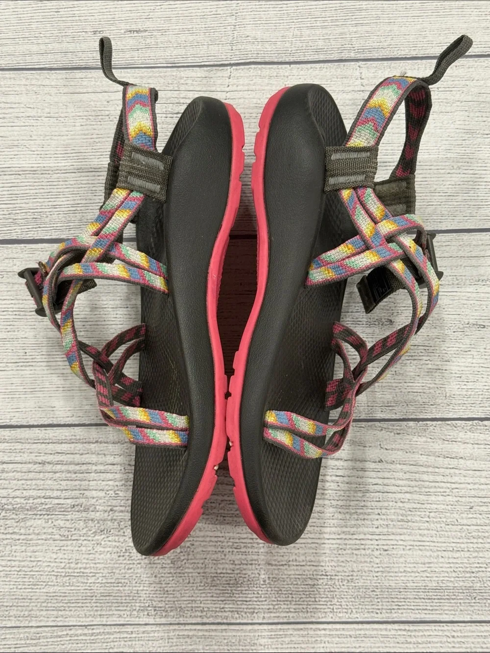 Chaco Kids Z Sandals Size 6 Multicolor Strap Sport Hiking Sandals